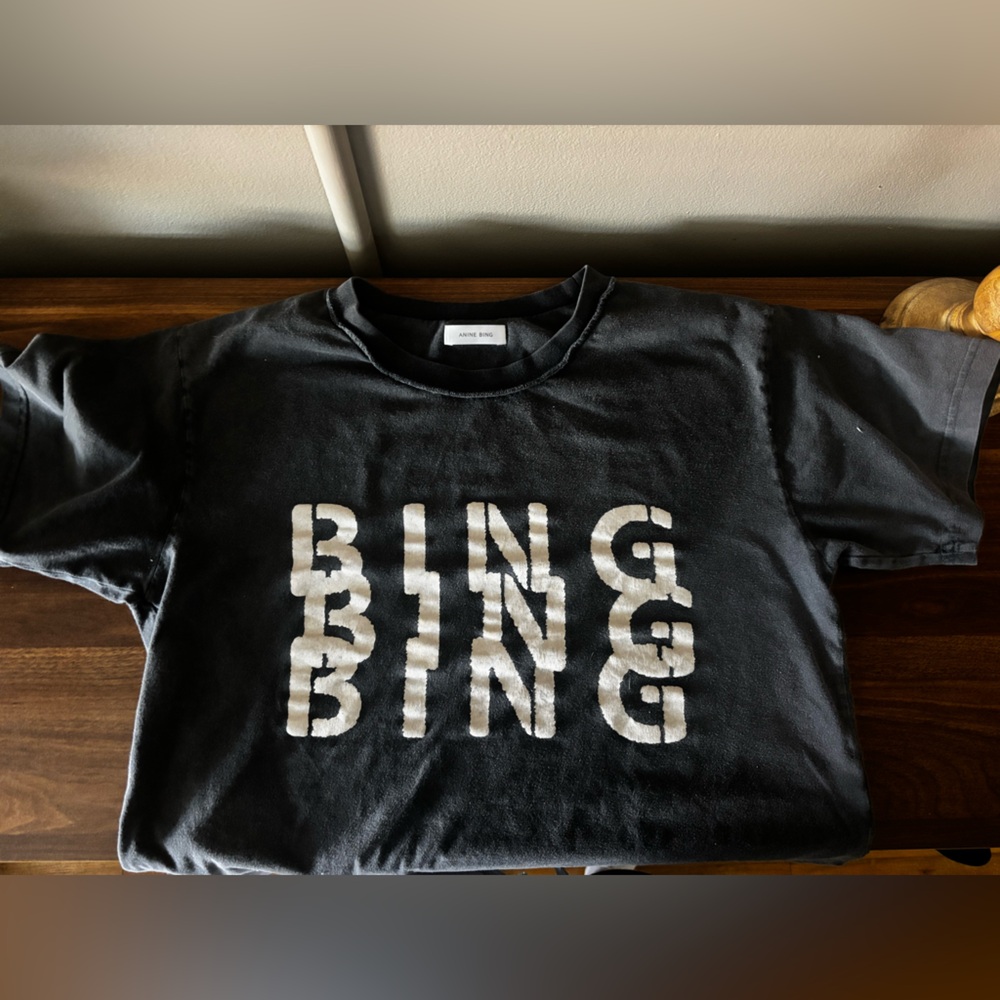 SOLD 
Anine Bing Charcoal Tee